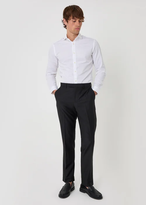 Threadbare Black Slim Fit Suit Trousers - 34 Image 3