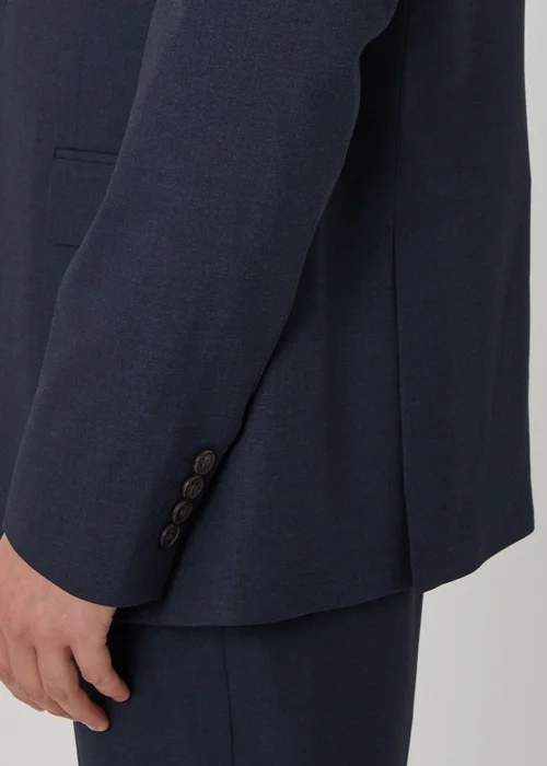 Threadbare Navy Regular Fit Single Breasted Blazer - 46 Chest R Image 5