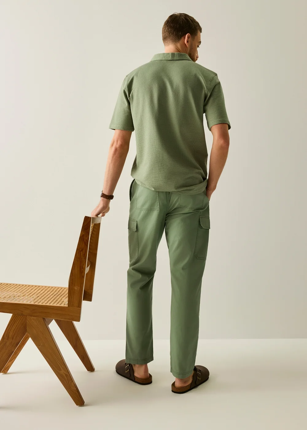 Regatta Oil Green Anakena Trousers - M Image 3