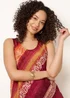 Blue Vanilla Orange Sequin Jacquard Dress - L/XL Image 3