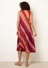 Blue Vanilla Orange Sequin Jacquard Dress - L/XL Image 4