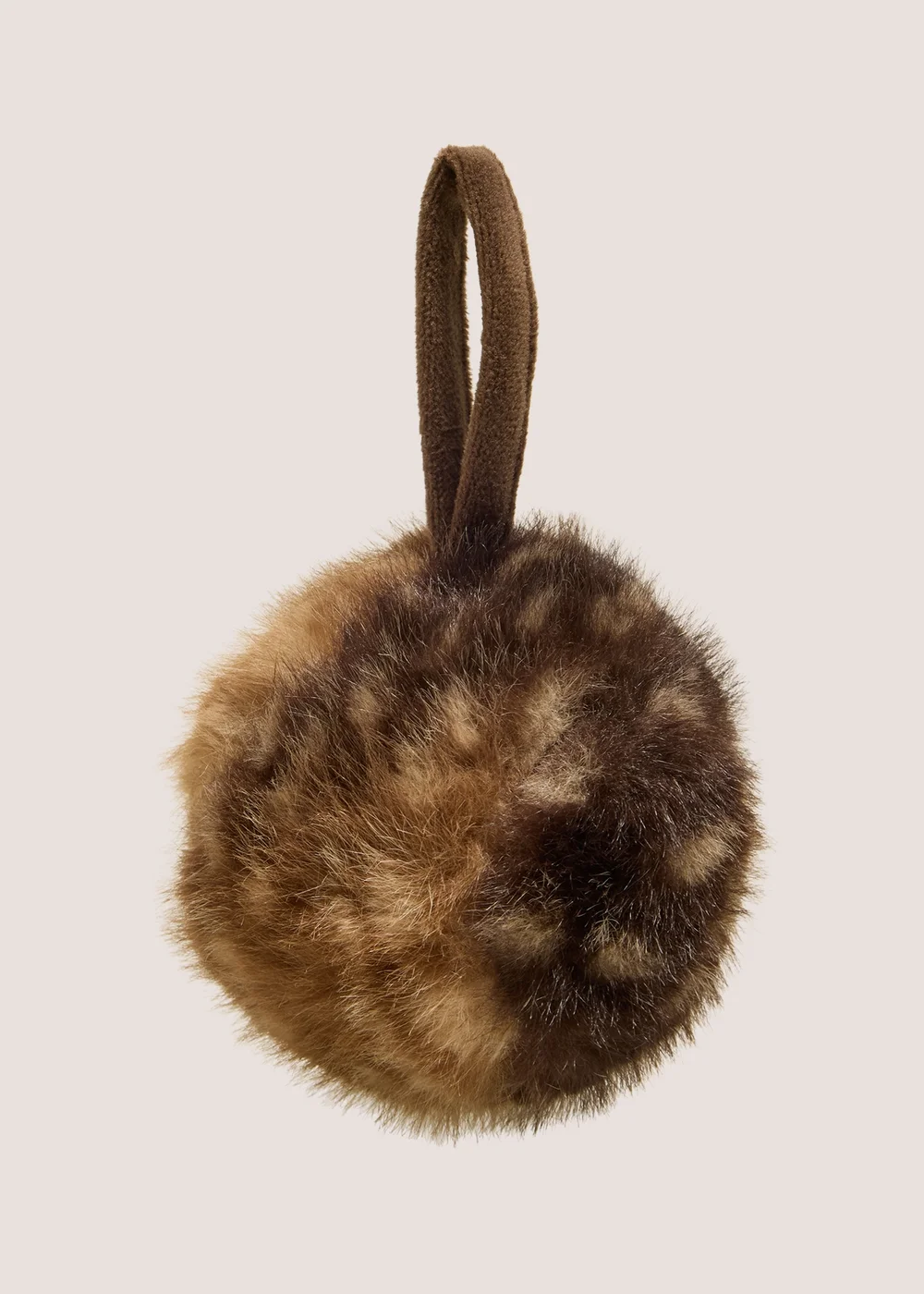 Deer Print Pom Bauble Image 1