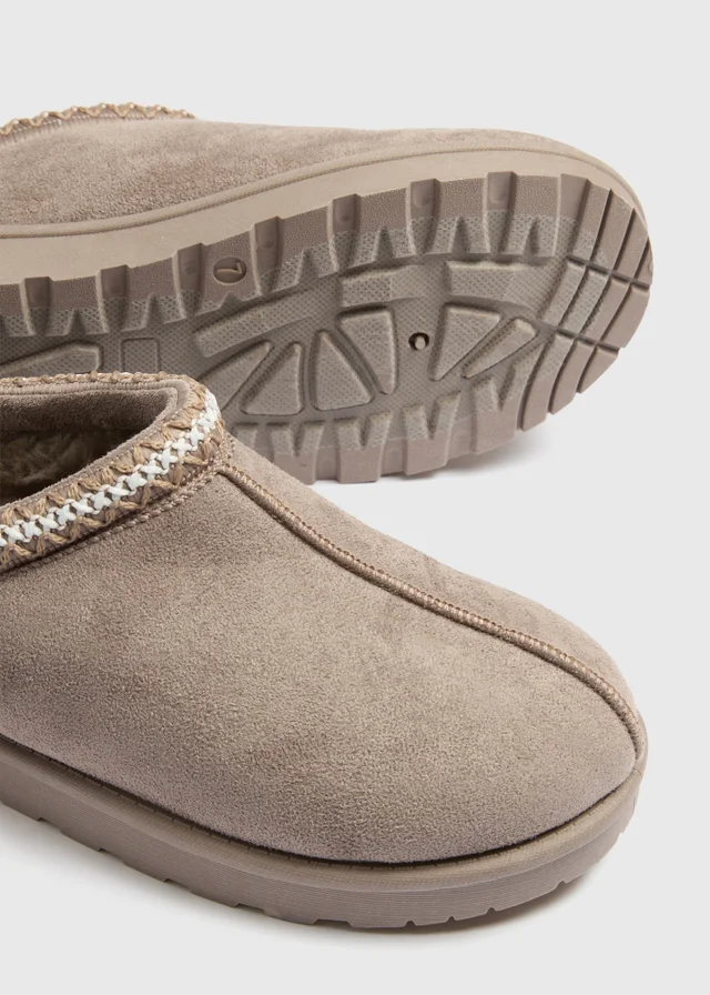 Mink Snug Mule Slippers