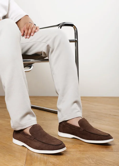 Where's That From Trent Brown Faux Suede Slip On Easy Loafer - 8 Image 2