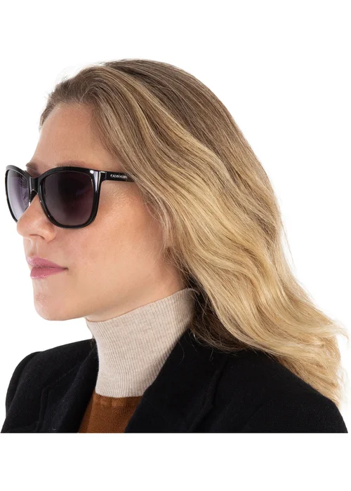 Calvin Klein Grey Gradient Sunglasses - One Size Image 4