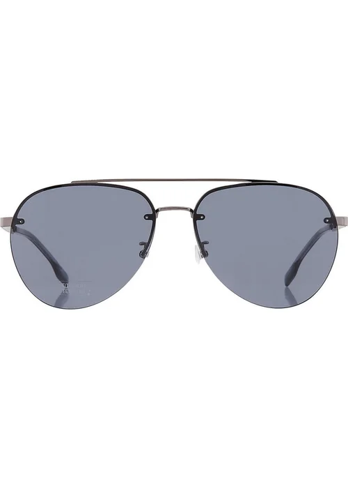 Hugo Boss Grey 1537/F/SK 06LB IR Sunglasses - One Size Image 1