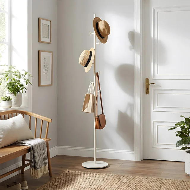 Lifeideas Freestanding Coat Rack with Marble Base