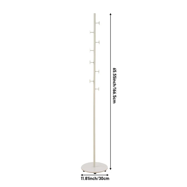Lifeideas Freestanding Coat Rack with Marble Base