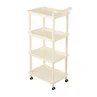 Lifeideas 4-Tier Storage Cart with wheels - One Size Image 3