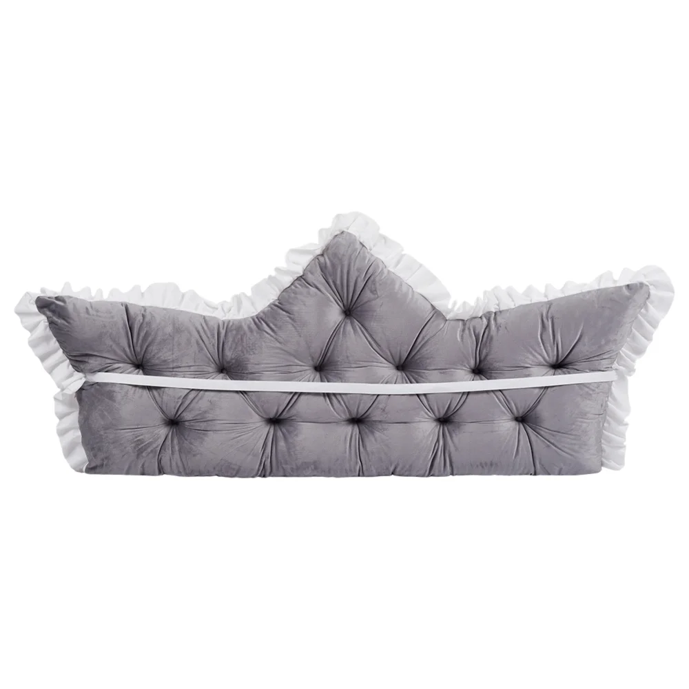 Lifeideas Crown-Shaped Tufted Headboard Pillow - S Image 4