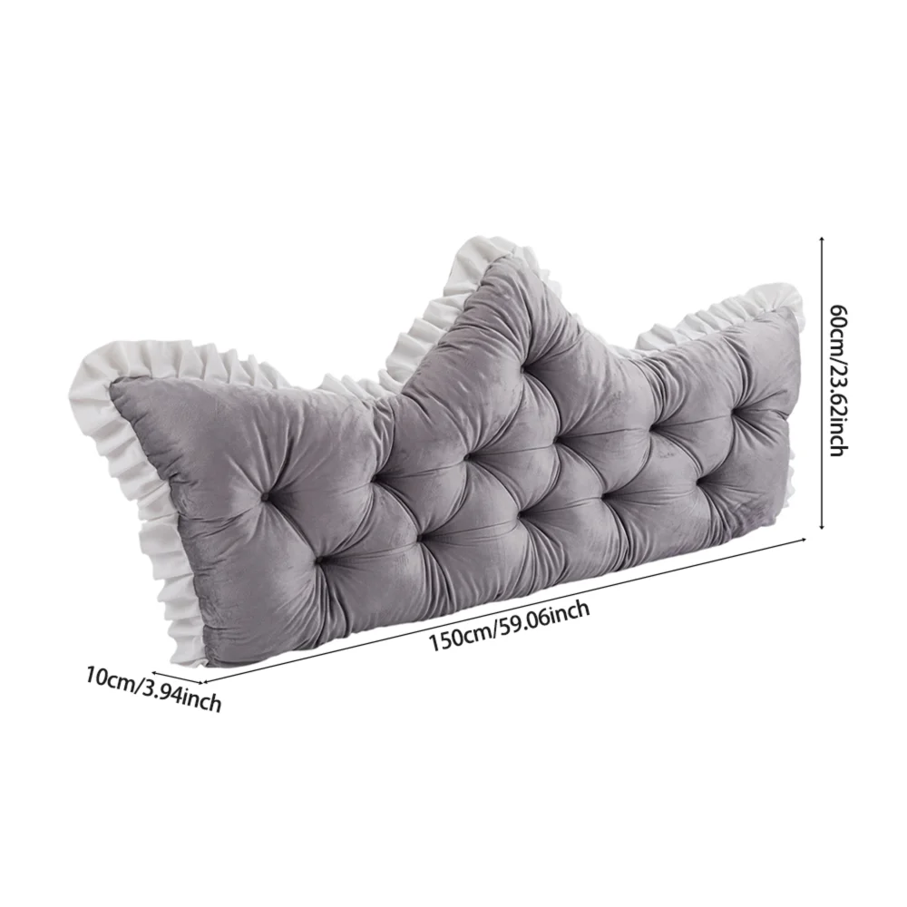 Lifeideas Crown-Shaped Tufted Headboard Pillow - S Image 2
