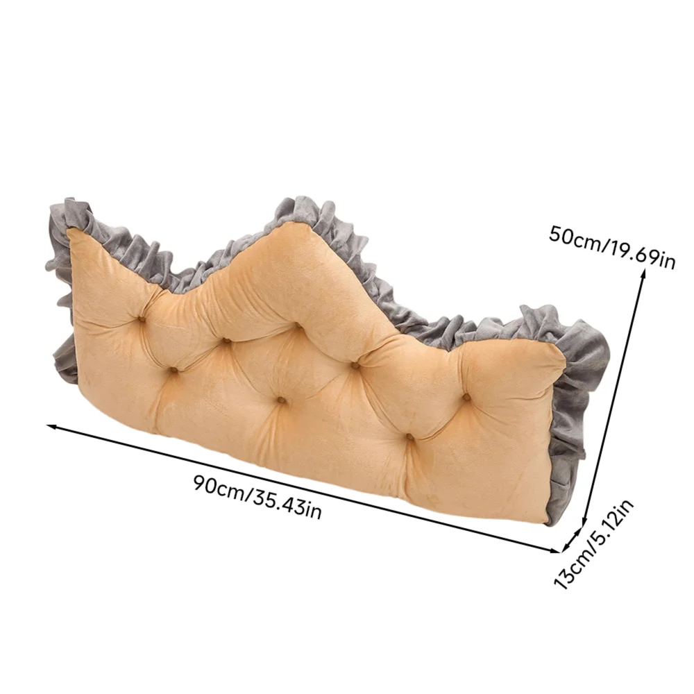 Lifeideas Crown-Shaped Tufted Headboard Pillow - L Image 2