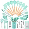 Lifeideas Silicone Kitchen Cooking Utensils Set - One Size Image 1
