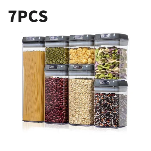 Lifeideas 7Pcs Airtight Food Storage Containers with Clasp Lids - One Size Image 3