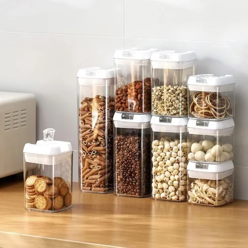 Lifeideas 7Pcs Airtight Food Storage Containers with Clasp Lids - One Size Image 1