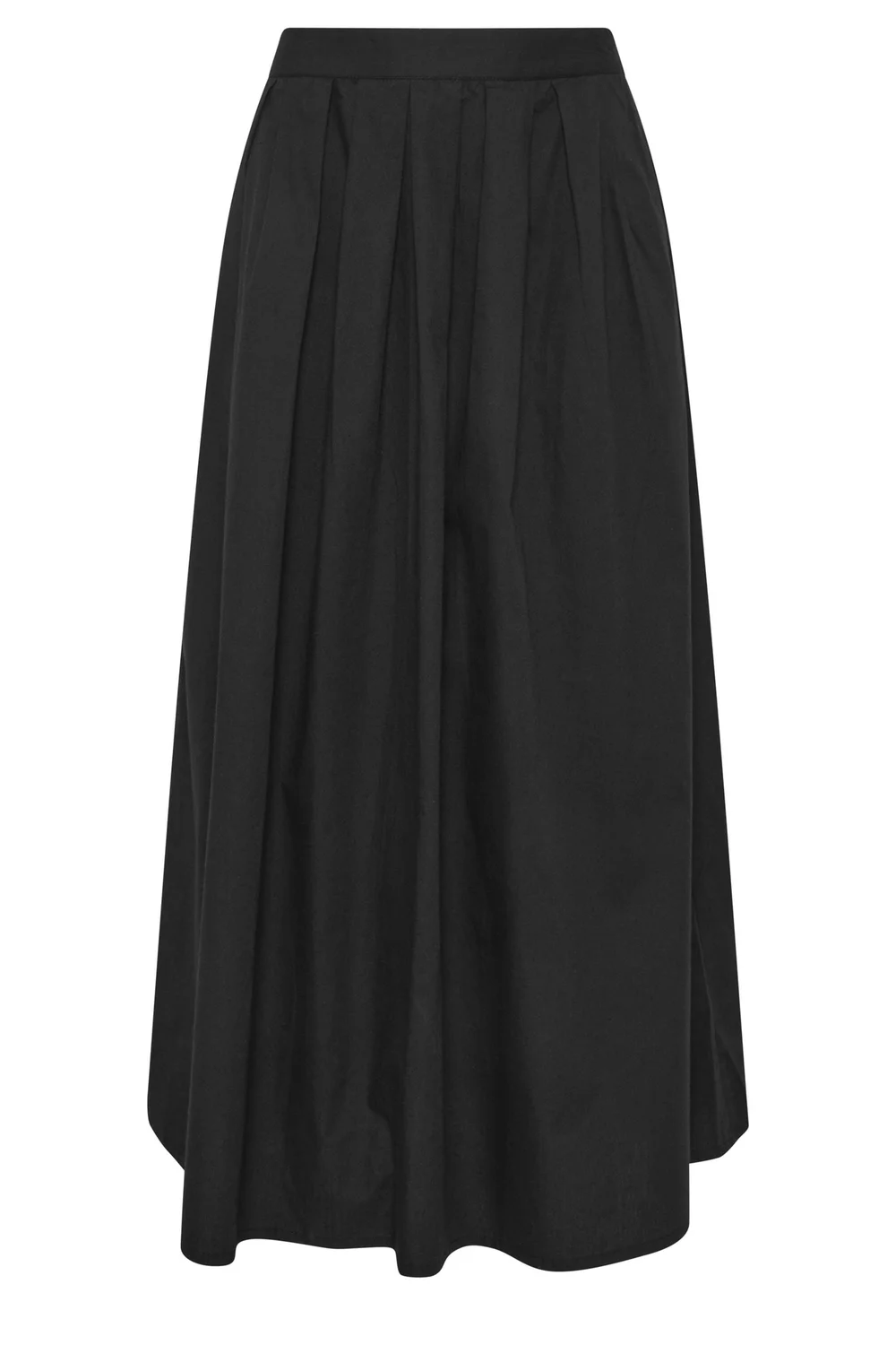 PixieGirl Petite Black Cotton Poplin Maxi Skirt - 14 Image 5