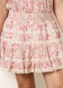 Blue Vanilla Pink Mini Floral Skirt - S Image 3