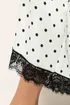PixieGirl Petite White Polka Dot Satin Maxi Skirt - 6 Image 5