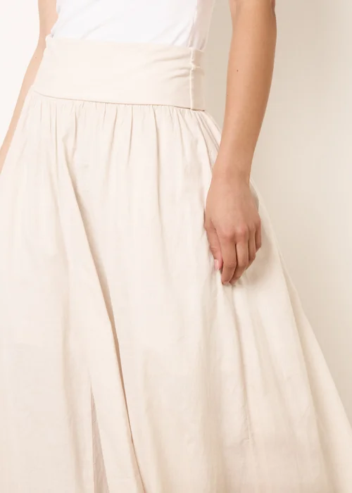 Blue Vanilla Stone Godet Hem Jersey Waist Skirt - M/L Image 3