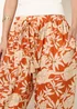 Blue Vanilla Orange Floral Balloon Pants - M/L Image 3