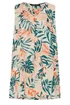 Yours Curve Cream Tropical Pleat Cami Vest Top - 20 Image 5