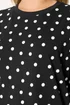 Yours Curve Black Spot Oversized T-Shirt - 18 Image 4