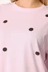 Yours Curve Pink Spot Oversized T-Shirt - 16 Image 4