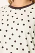 Yours Curve White Spot Oversized T-Shirt - 38-40 Image 4