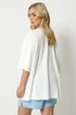 Yours Curve Ivory White 'Berry Market' Graphic T-Shirt - 22-24 Image 3