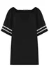 Yours Curve Black Contrast Trim Square Neck T-Shirt - 14 Image 5