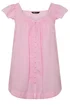 Yours Curve Pink Linen Cap Sleeve Top - 30-32 Image 5