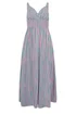 PixieGirl Petite Pink Stripe Wrap Maxi Dress - 16 Image 5