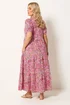 Yours Curve Pink Floral Summer Dress - 18 Image 4