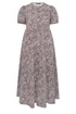 Yours Curve Brown Paisley Tiered Maxi Dress - 18 Image 5