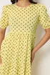 PixieGirl Petite Yellow Polka Dot Tiered Maxi Dress - 14 Image 4