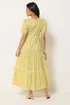 PixieGirl Petite Yellow Polka Dot Tiered Maxi Dress - 14 Image 3