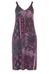 Yours Curve Purple Paisley Throw On Dress - 22-24 Image 5