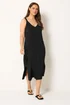 Yours Curve Black Throw On Dress - 14-16 Image 3