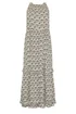 PixieGirl Petite White Zig Zag Halter Neck Maxi Dress - 12 Image 5