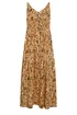 PixieGirl Petite Brown Tie Dye Wrap Maxi Dress - 10 Image 5