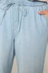 Yours Curve Blue Cropped Wide Leg Jeans - 22 Image 4