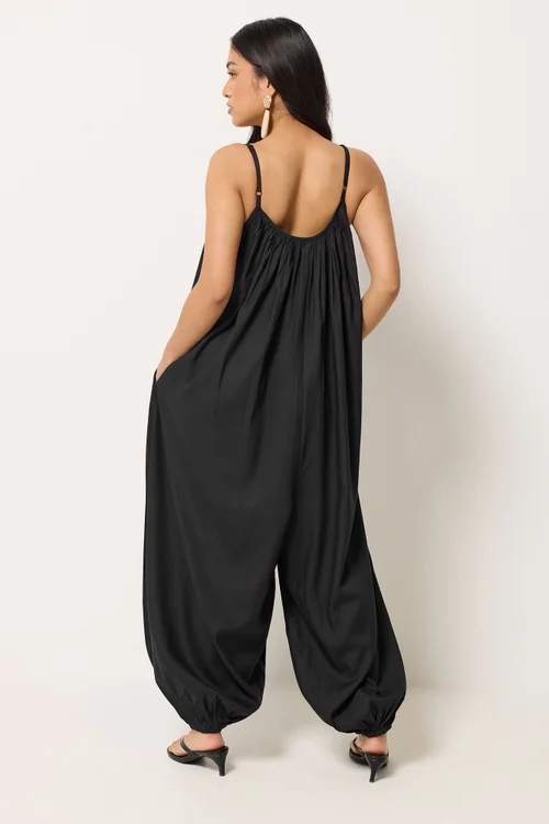PixieGirl Petite Black Balloon Jumpsuit - 10 Image 4