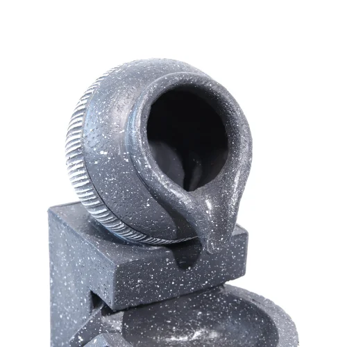 Breeins Outdoor LED Water Fountain Rockery Decor with Pump Solar Power - One Size Image 5