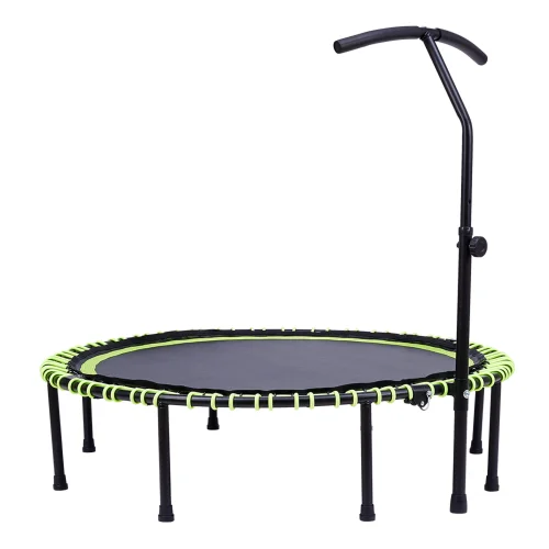 Kidkid 48in Bungee Cords Foldable Round Trampoline with Adjustable T-H&le Bar - One Size Image 3