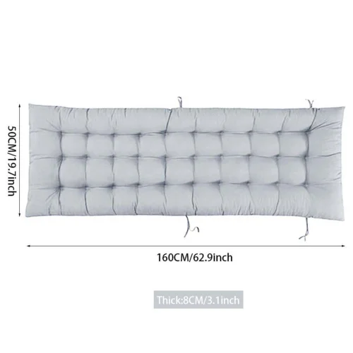 Lifeideas Non-slip Sun Lounger Cushion for Garden Patio - One Size Image 2