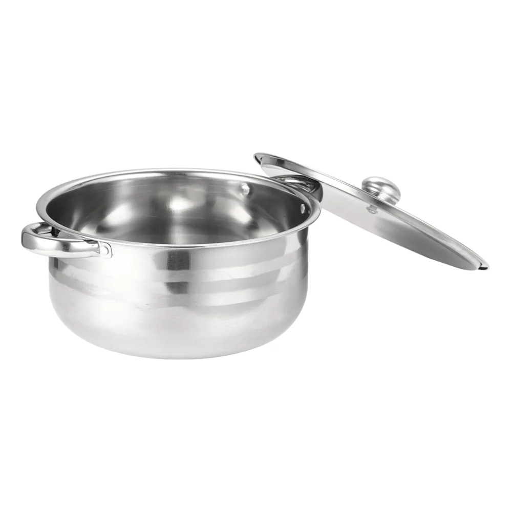 Lifeideas Stainless Steel Cookware Set with Metal Lids - One Size Image 3