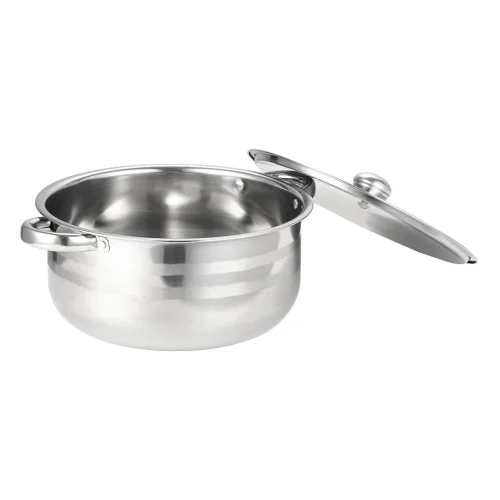 Lifeideas Stainless Steel Cookware Set with Metal Lids - One Size Image 3