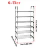 Lifeideas 6-Tier Galvanised Steel Shoe Rack - One Size Image 2
