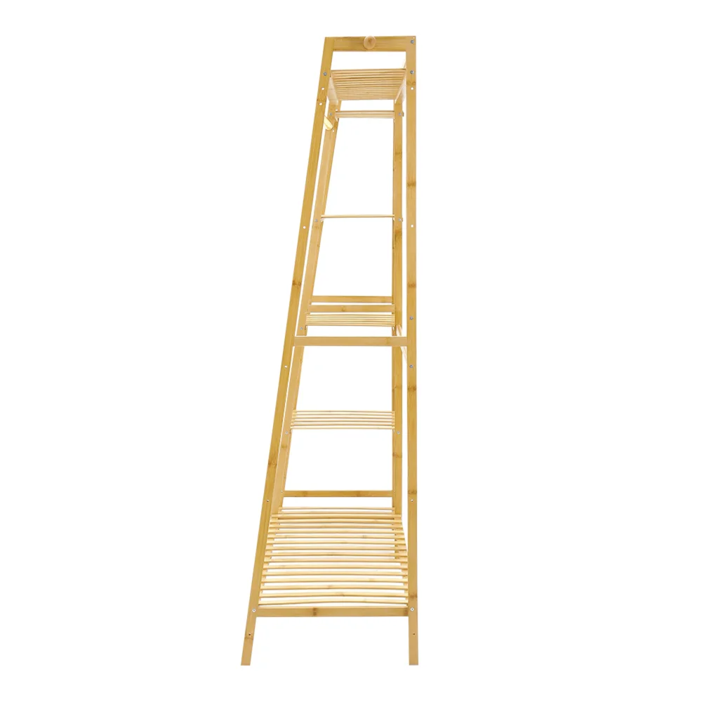 Lifeideas Bamboo Garment Clothes Rack - One Size Image 4