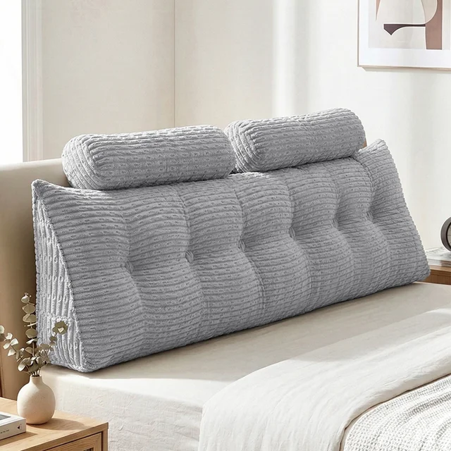 Lifeideas Triangle Wedge Headboard Pillow Backrest Support Cushion